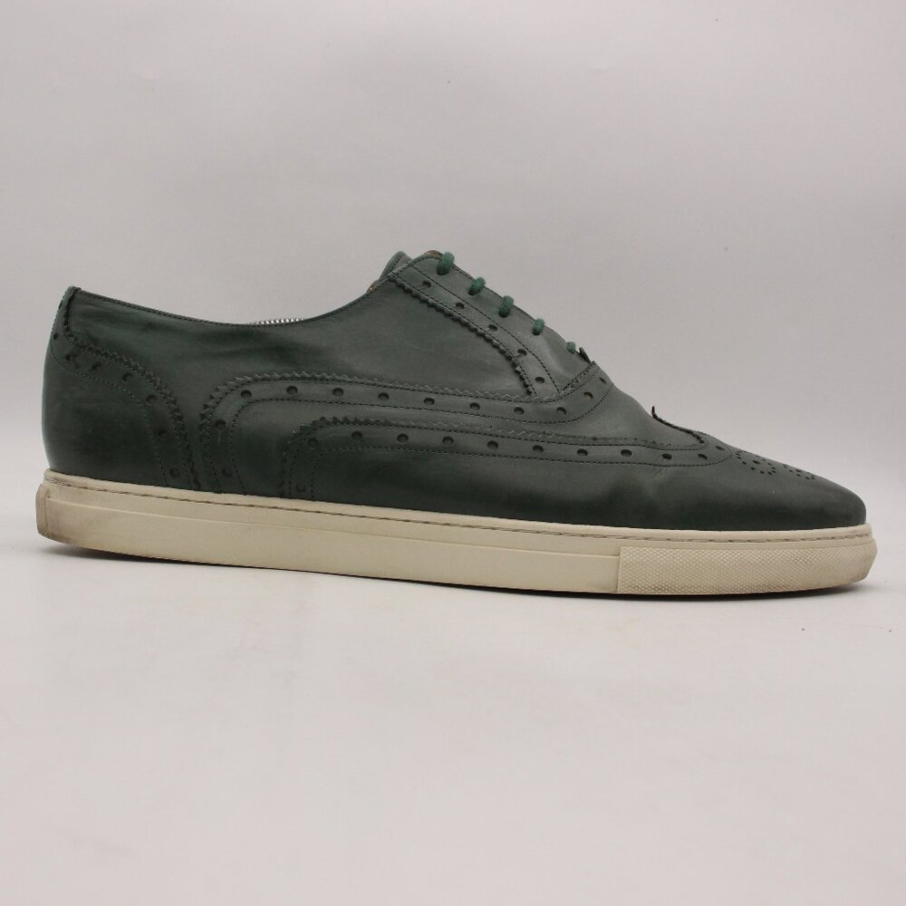 Undandy Wingtip Green Men's Size EU 48 Leather Oxford Shoes Sneakers